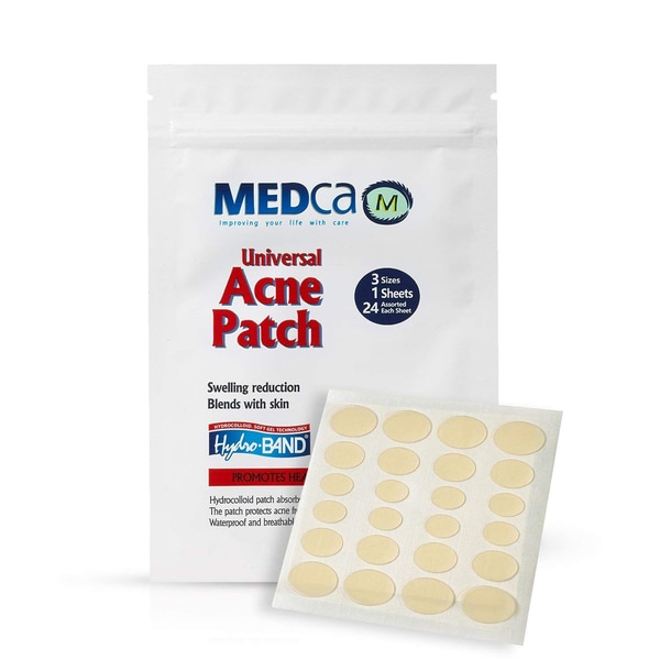 MEDca Universal Acne Pimple Spot Master Patch Blackhead Removing Absorbing Treatment Cover Ultra Deep Cleansing 3 Sizes 24 Count. Opens flyout.