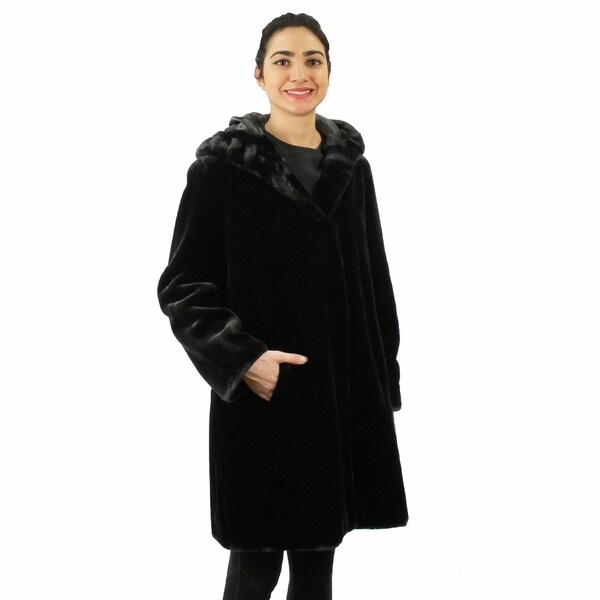 Faux Beaver Short Coat