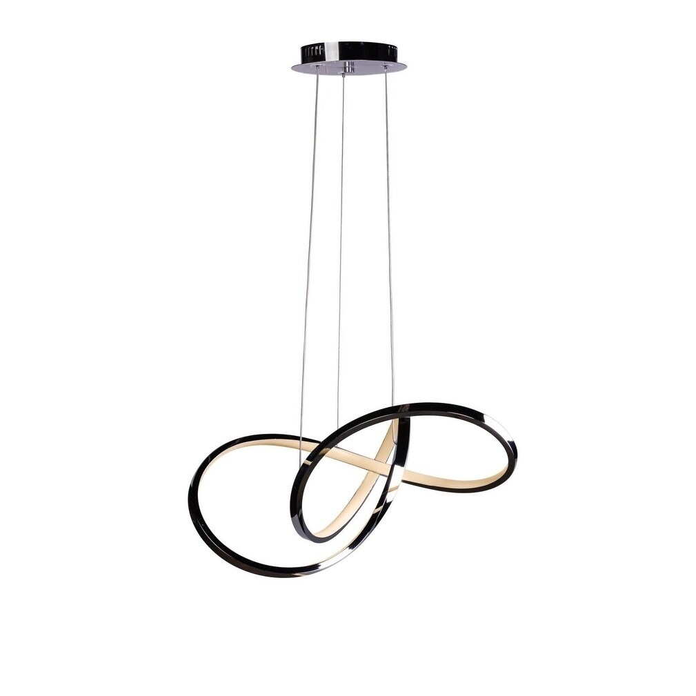 Circular Design- round LED Chandelier - Chandeliers For Bedrooms by Overstock.com