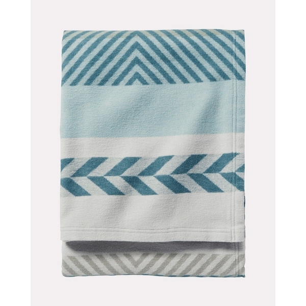 Shop Pendleton Mojave Twill Sky Organic Twin Blanket ...