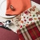 preview thumbnail 19 of 30, Design Imports Natural Embroidered Fall Leaves Napkin Set (Set of 6)