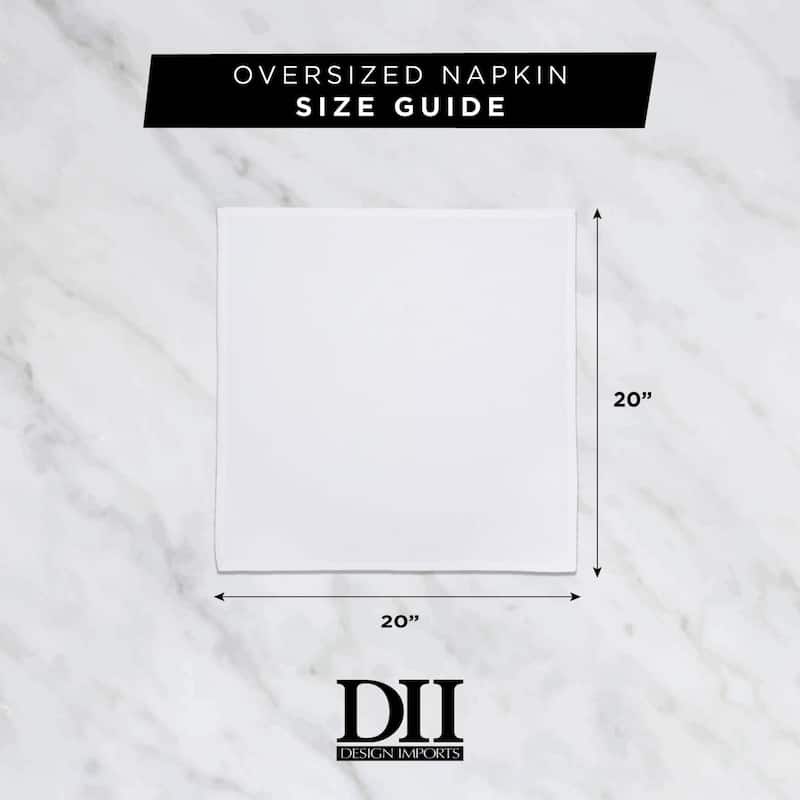 Design Imports Cotton Napkin Set (Set of 6)