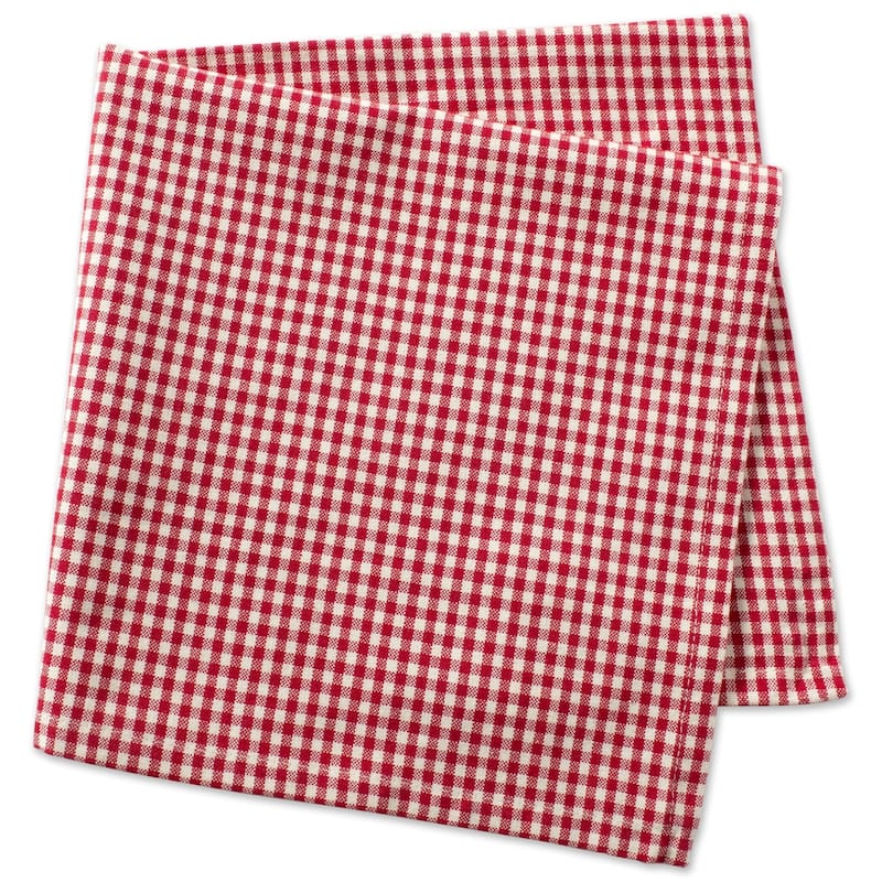Design Imports Black/Cream Harelquin Print Napkin Set (Set of 6)