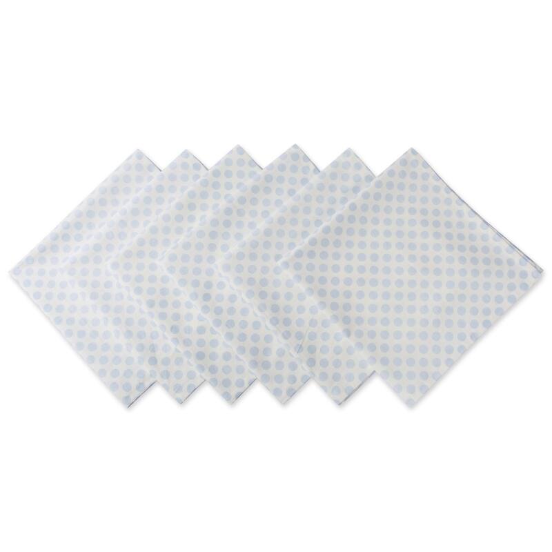 Design Imports Spring Plaid Napkin Set (Set of 6) - Dots
