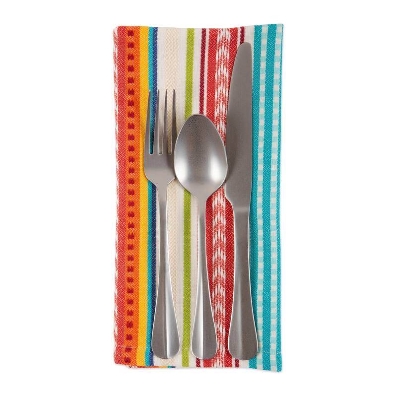 Design Imports Spring Plaid Napkin Set (Set of 6)