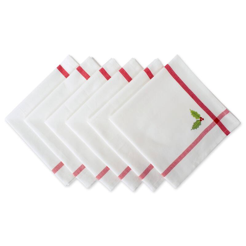 Design Imports Campfire Plaid Napkin Set (Set of 6)
