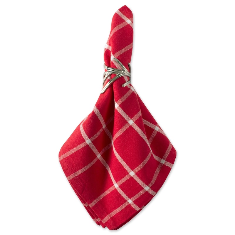 Design Imports Campfire Plaid Napkin Set (Set of 6)