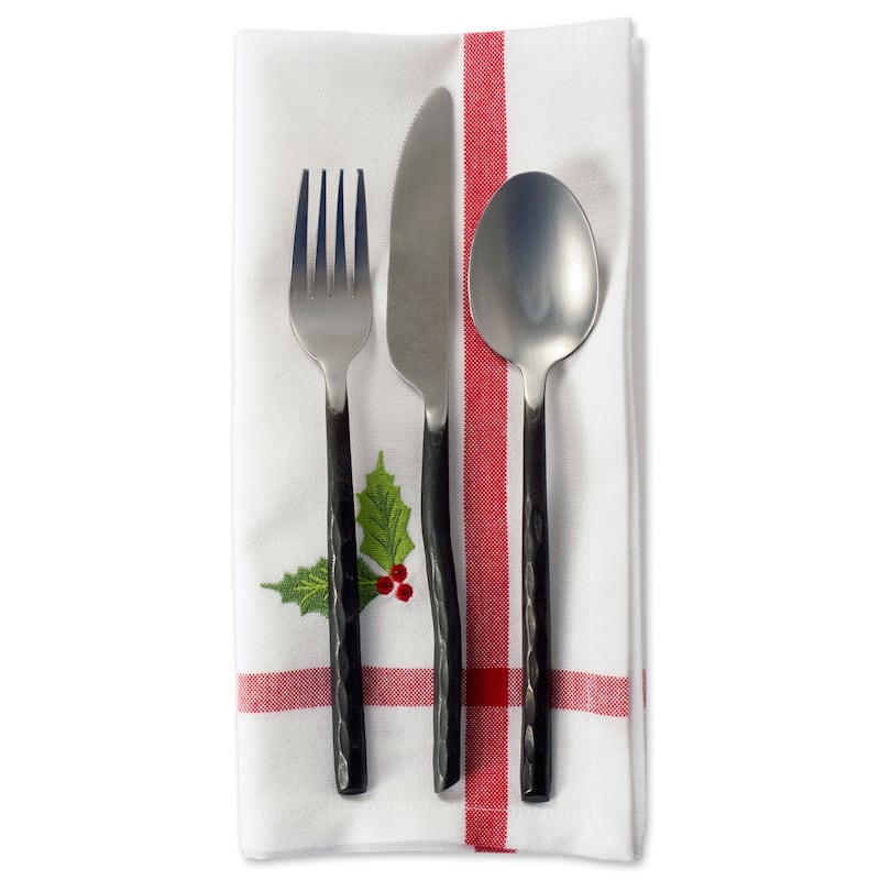 Design Imports Campfire Plaid Napkin Set (Set of 6)