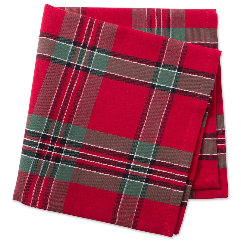 Design Imports Campfire Plaid Napkin Set (Set of 6)