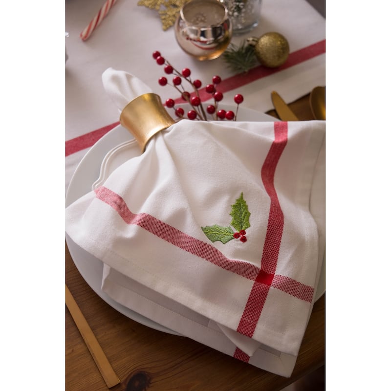 Design Imports Campfire Plaid Napkin Set (Set of 6)