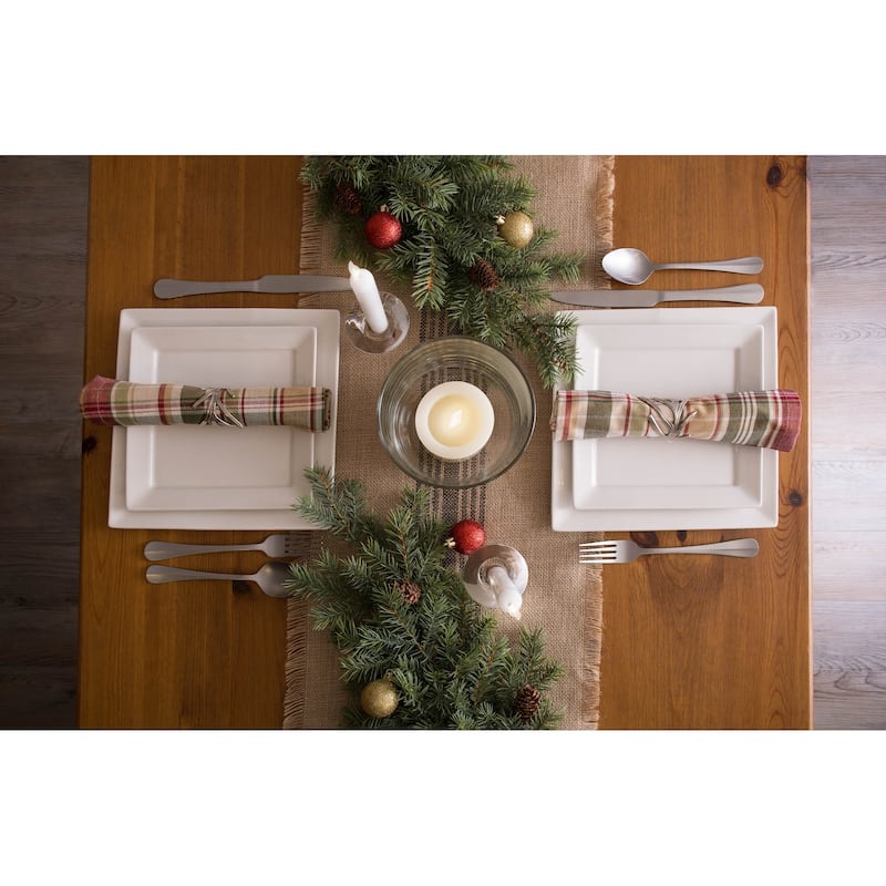 Design Imports Campfire Plaid Napkin Set (Set of 6)