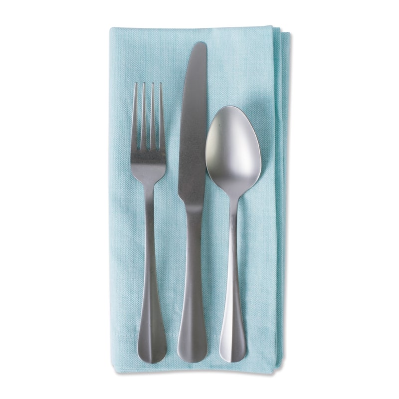 Design Imports Solid Blue Chambray Napkin Set (Set of 6)