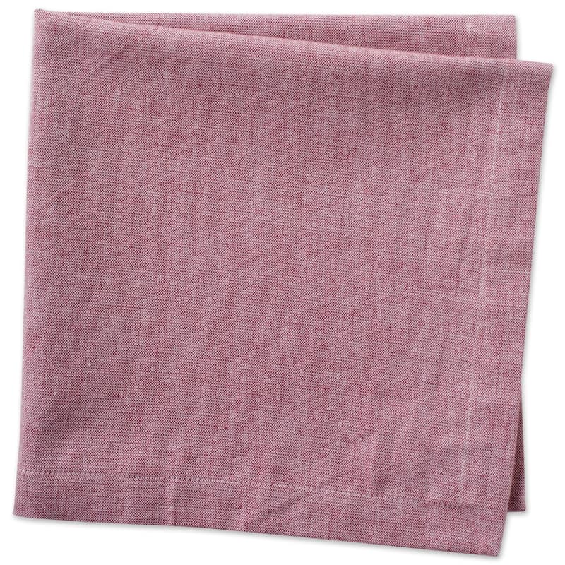 Design Imports Solid Blue Chambray Napkin Set (Set of 6)