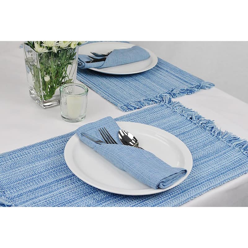 Design Imports Variegated Gray Napkin Set (Set of 6)