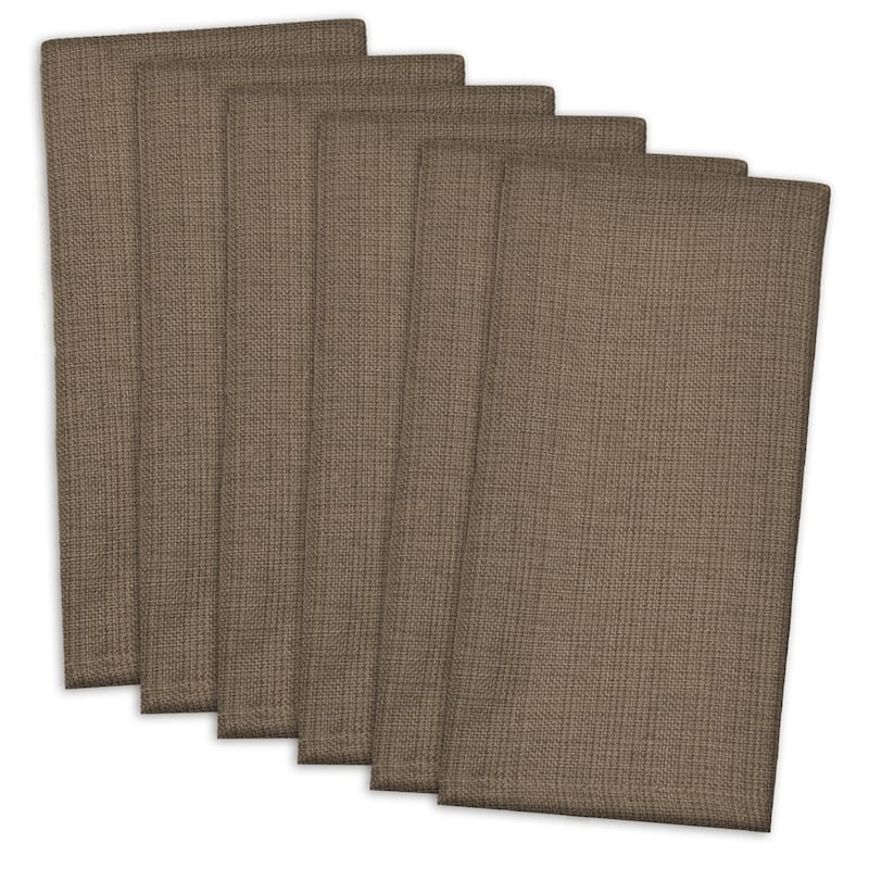 Design Imports Variegated Gray Napkin Set (Set of 6)