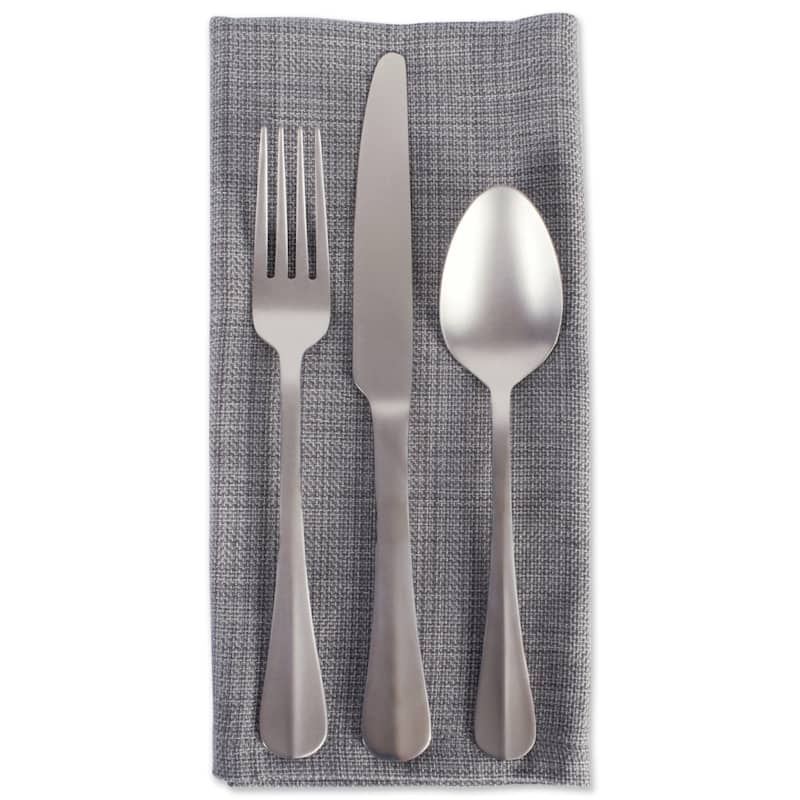 Design Imports Variegated Gray Napkin Set (Set of 6)
