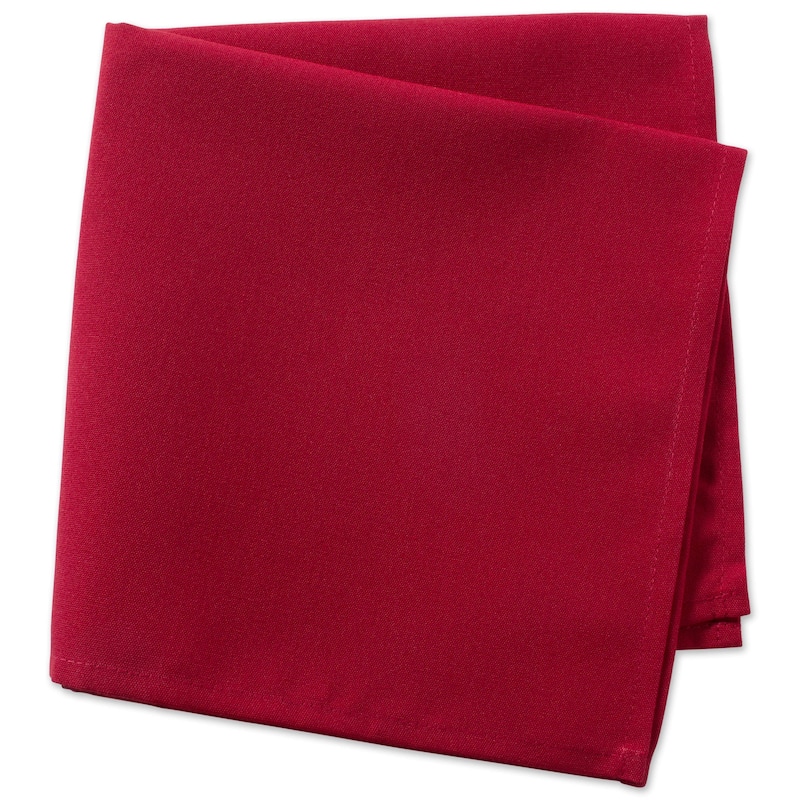 Design Imports Dark Green Polyester Napkin Set (Set of 6)
