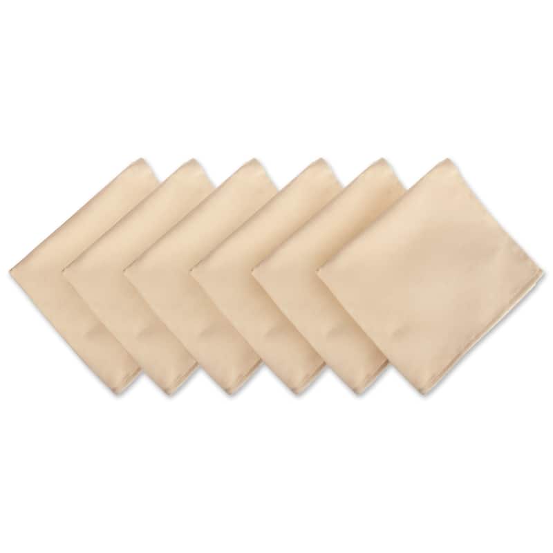 Design Imports Dark Green Polyester Napkin Set (Set of 6)