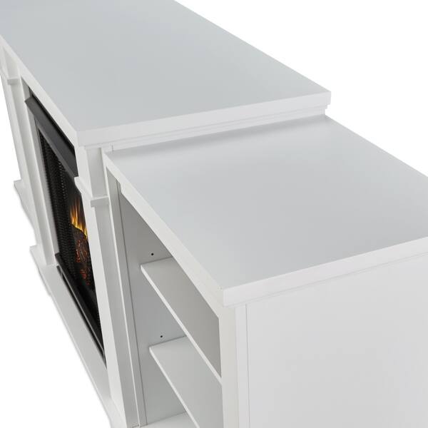 Shop Hawthorne Electric Fireplace White By Real Flame Free