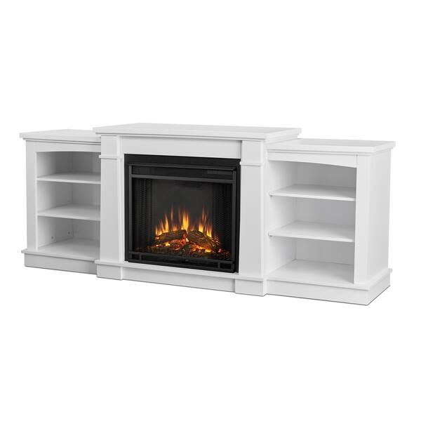 Shop Hawthorne Electric Fireplace White By Real Flame Free
