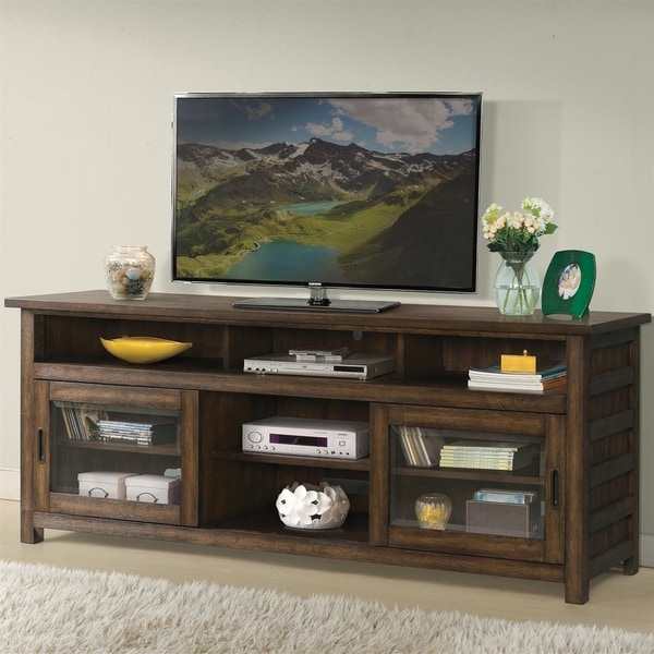 Shop Perspectives 74-Inch TV Console - Free Shipping Today ...