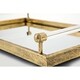 Carter Antiqued Gold Decorative Trays (Set of 2) - Thumbnail 1