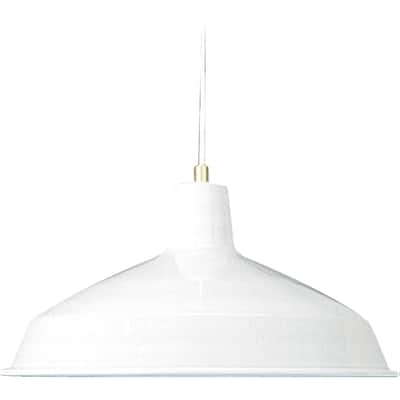 White Gloss 1-light Pendant