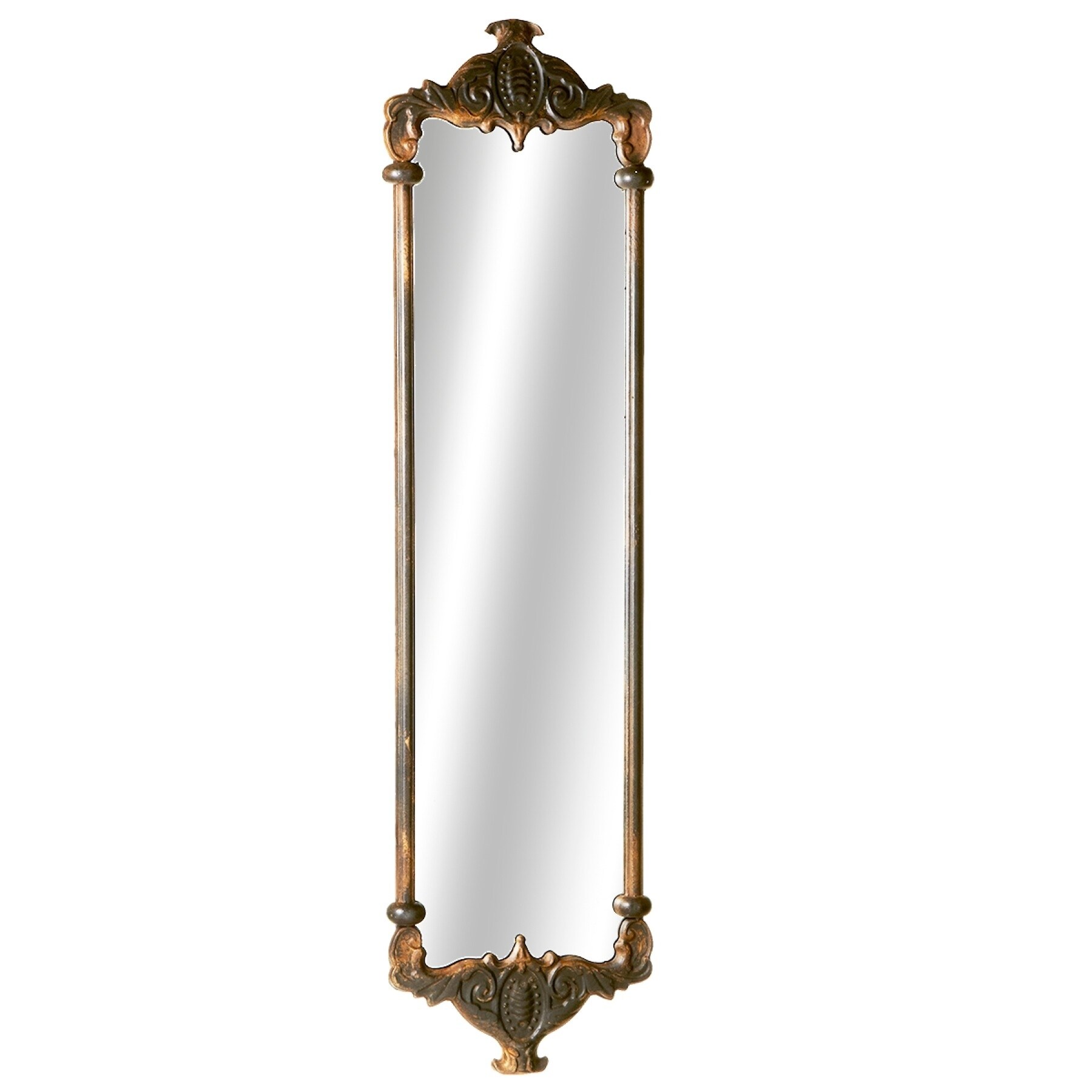 black ornate mirror