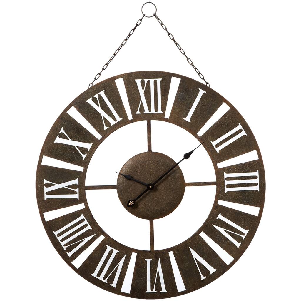 Hanging Roman Numeral Wall Clock.