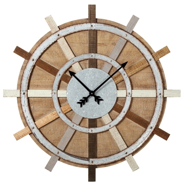 Wagon Wheel Wall Clock.