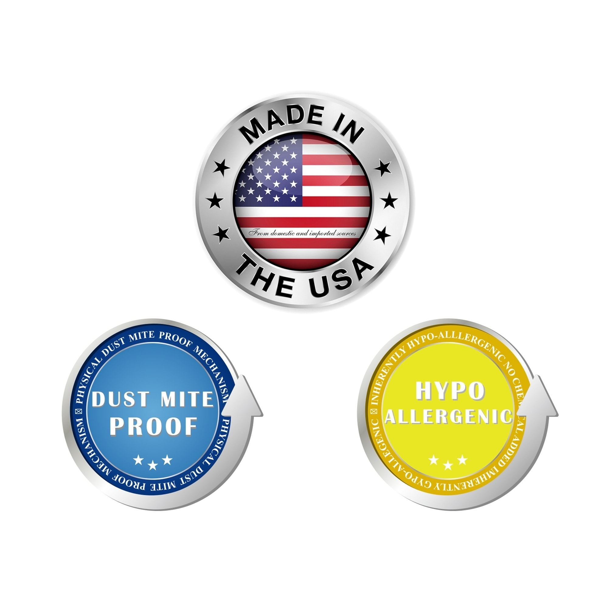 LA Baby Organic Cotton Terry Covers for Sided Square Corner