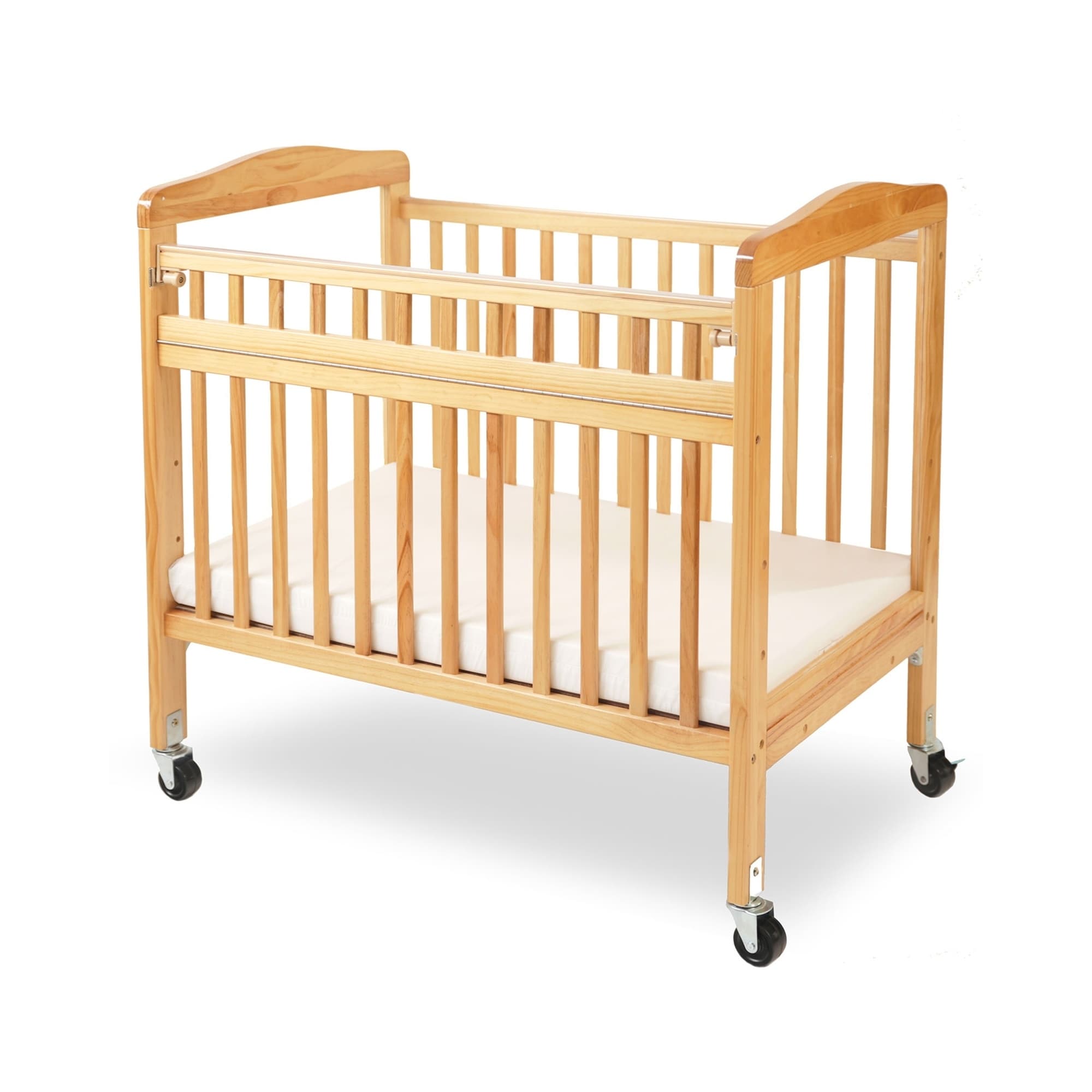 Shop La Baby Mini Portable Non Folding Wooden Window Crib With