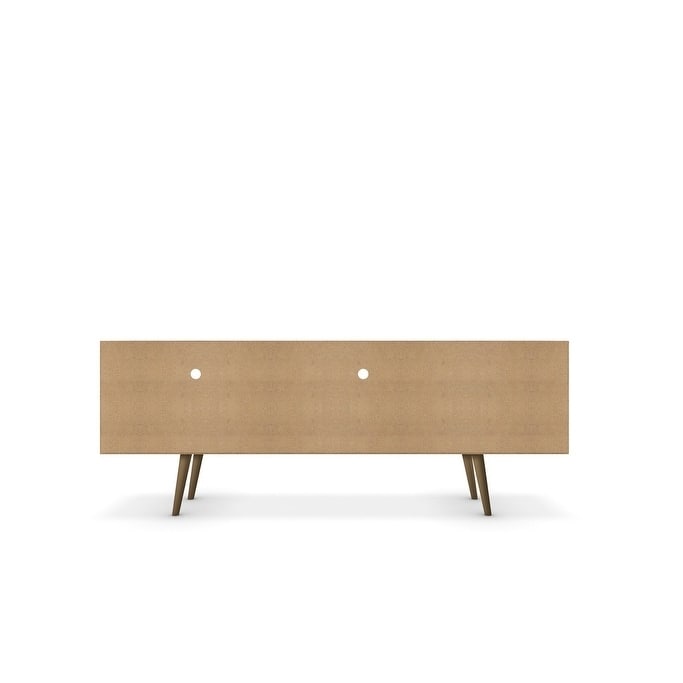 Liberty 70.86 In. Mid Century Modern 4 Shelf TV Stand