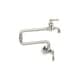 preview thumbnail 1 of 3, Kohler Artifacts® Single-Hole Wall-Mount Pot Filler Kitchen Sink Faucet with 22" Extended Spout (K-99270-VS) Silver