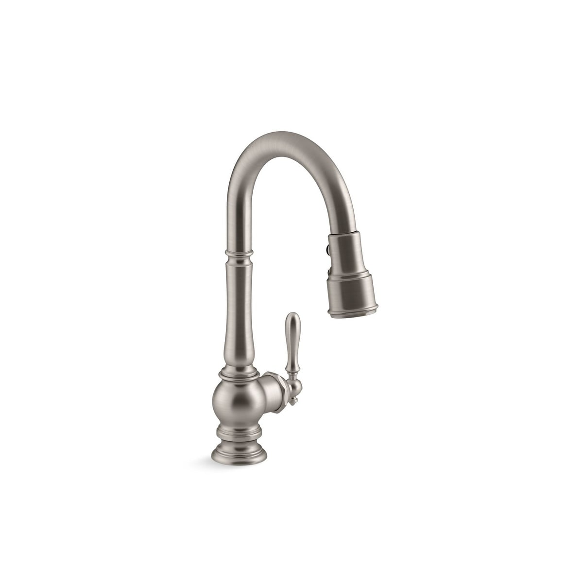 Shop Kohler Artifacts Pullout Spray Single Hole Kitchen Faucet K