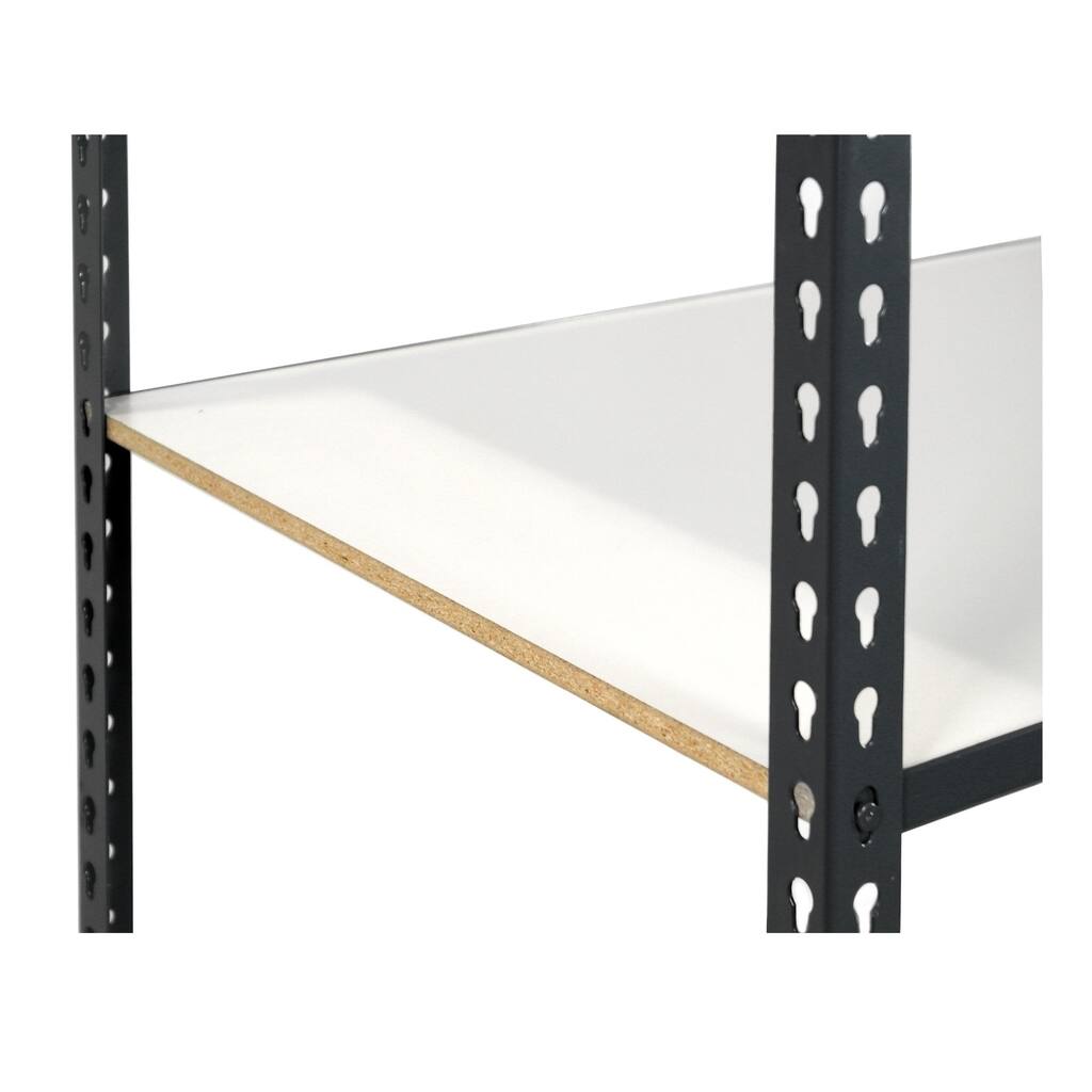 Shelving-Pro 48 x 18 Extra Shelf for Unit 5, White Laminate