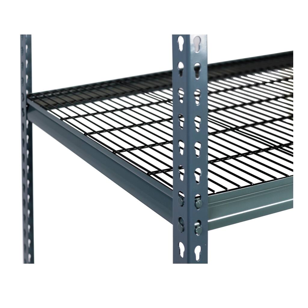 Shelving-Pro 36 x 18 Extra Shelf for Unit 3618M-1B3, Wire Mesh, Double Rivet Z-Beams