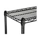 preview thumbnail 2 of 2, Shelving-Pro Black Wire Shelving with Wheels, 24 x 60 x 74, 4 Shelves