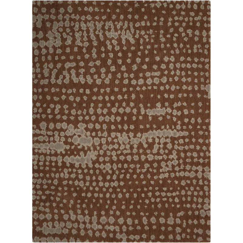 Nourison Ck11: Loom Select LS14 Area Rug - 3'6" x 5'6" - Green - Rectangle
