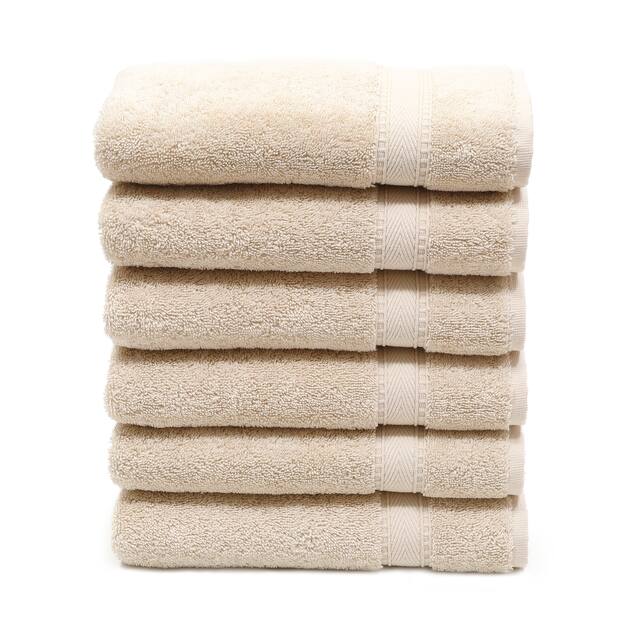 Porch & Den Harcourt Turkish Cotton Hand Towel (Set of 6) - Beige