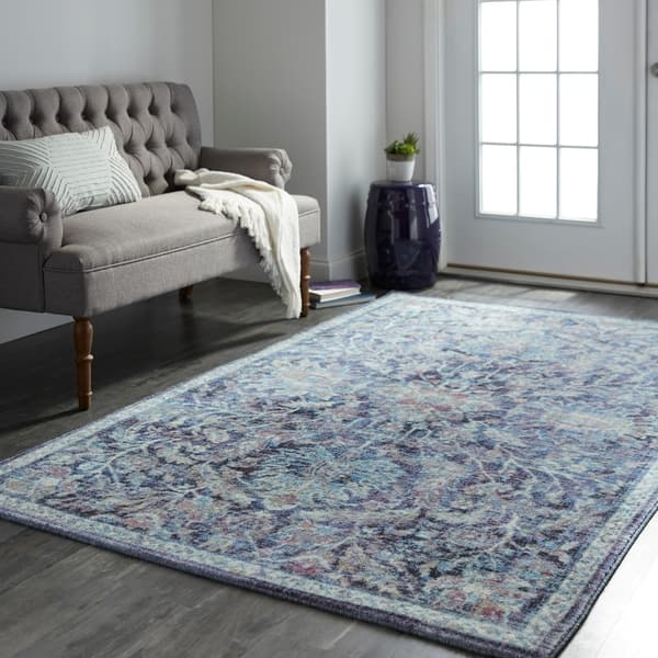 Mohawk Home Elizabeth Traditional Floral Ornamental Area Rug On Sale