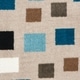 preview thumbnail 3 of 6, Sevita Whimsical Dashing Squares Light Blue Kids Area Rug ( 4'8" Round ) - 4'8" Round