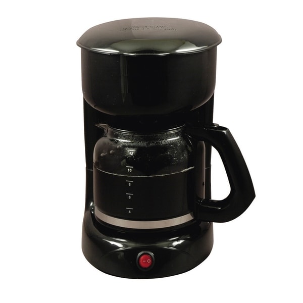 Black 12 Cups Electric Tea Coffee Maker
