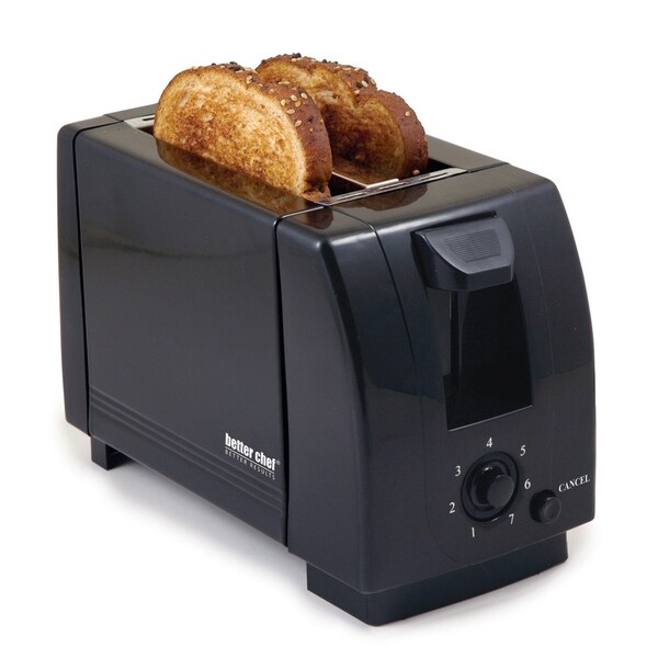 Black Compact 2 Slice Toaster