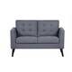 preview thumbnail 1 of 8, Mysterious Flower Upholstered Mid-Centry Loveseat