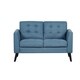 preview thumbnail 3 of 8, Mysterious Flower Upholstered Mid-Centry Loveseat