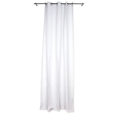Sagebrook Home Tc10290 02 Linen Curtain Panel Contrast Tc10290 02 Linen Curtain Panel