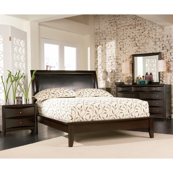 Shop Phoenix Deep Cappuccino 5-piece Bedroom Set - On Sale ...