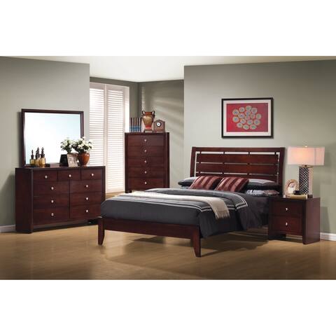 Serenity Rich Merlot 5-piece Bedroom Set