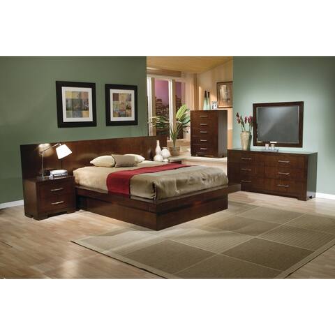 Jessica Dark Cappuccino 5-piece Bedroom Set